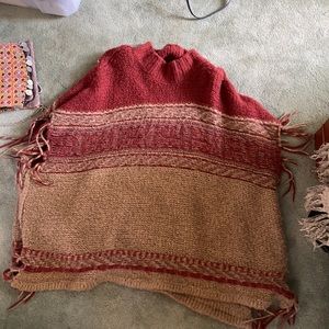 Free people sweater poncho